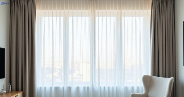 Restored vibrant drapes in wights-mountain QLD after Matty Curtain Cleaning
